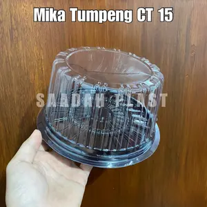 (ISI 10) Mika Tumpeng Mini CT15/ CT-15 / CT 15 Mika bolu bulat / Tempat puding Kitchenware