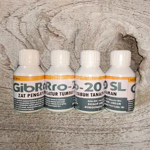 GIBRO CAIR 20-SL 100ML / PUPUK ZAT PENGATUR TUMBUH TANAMAN/ Bahan Aktif Asam Gibberellat 20% /Zpt Tanaman/ Pupuk Pestisida/ Pupuk Nutrisi Vitamain Tanaman