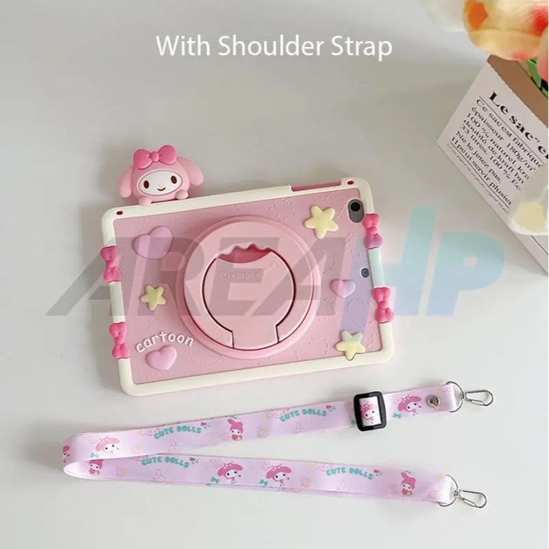 My Melody Ring Cartoon Case Casing Cover Anak Kids Xiaomi Redmi Pad SE 11 Inch 2023 3