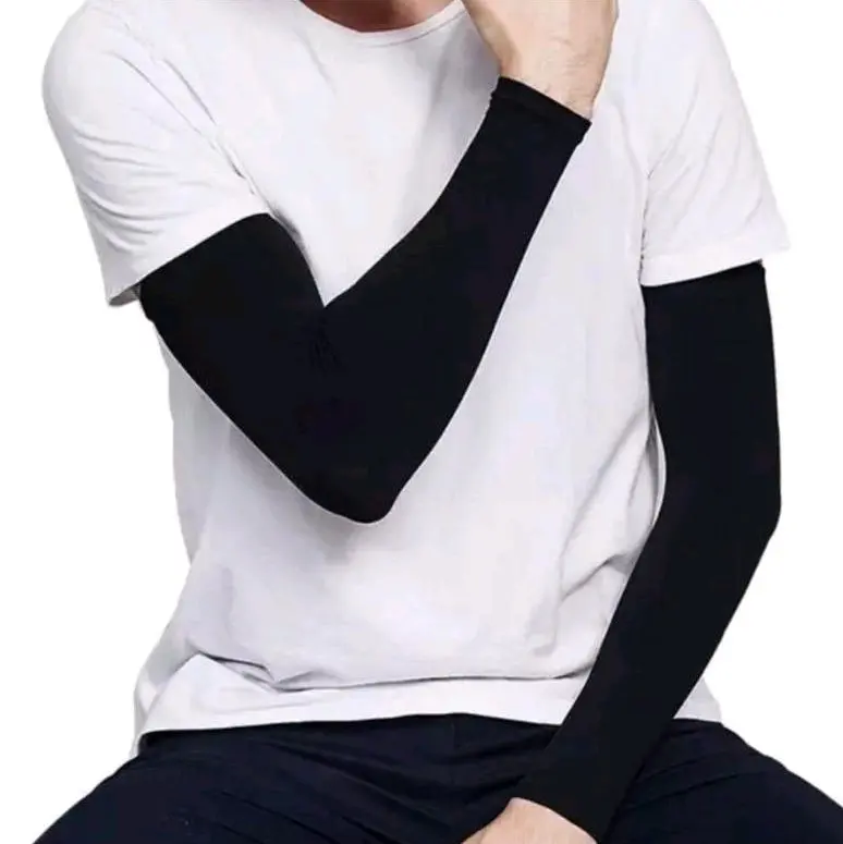 Manset Tangan Tebal Polos Premium Jatacc Wanita Pria Hitam Panjang Muslim Sarung Handsock cowok cewek fashion deker kasut Spandex Handsocks rajut