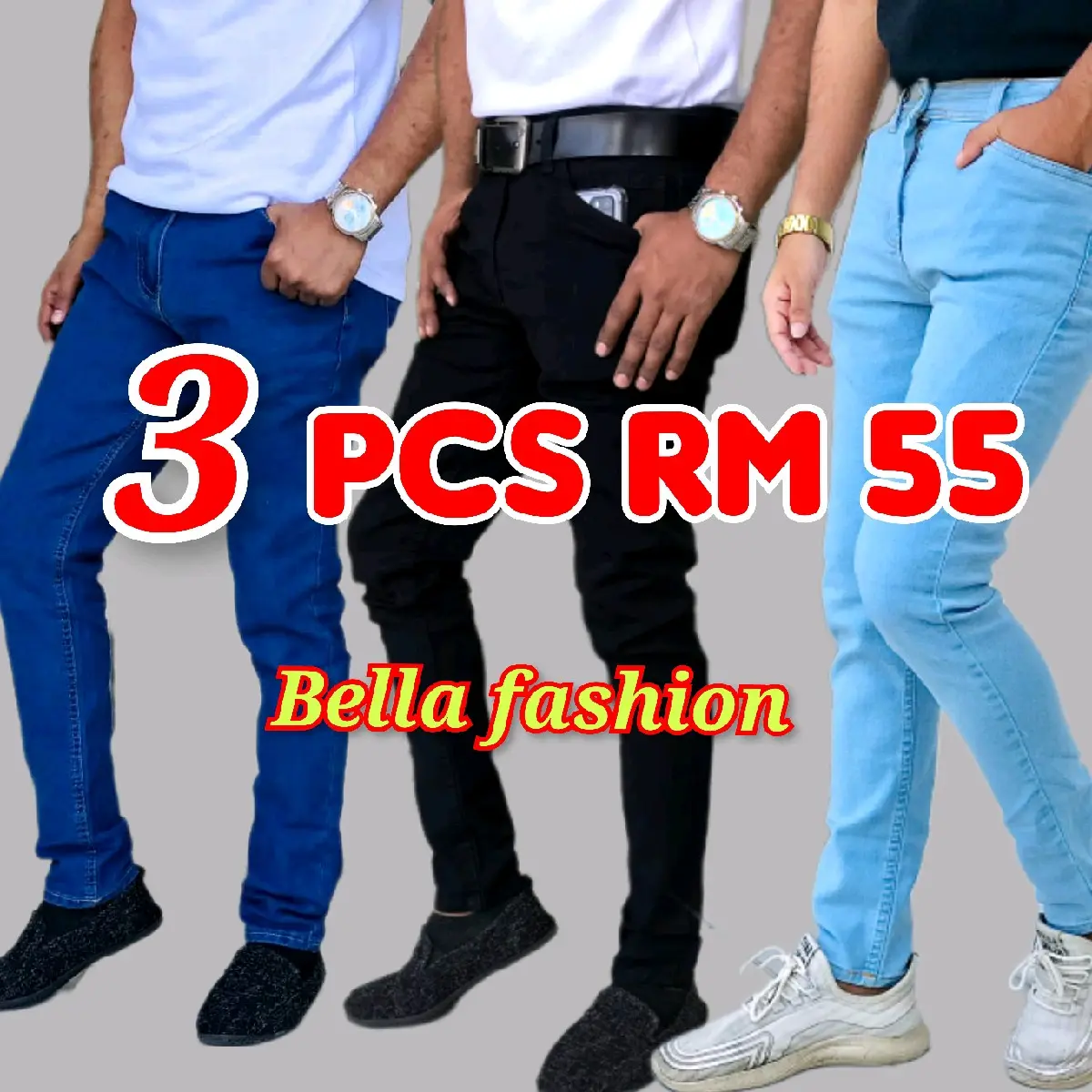 Men's Skinny Fit Jean's, Good Quality Denim Kain Memeri,Size 26-40 Ready Stock,,,