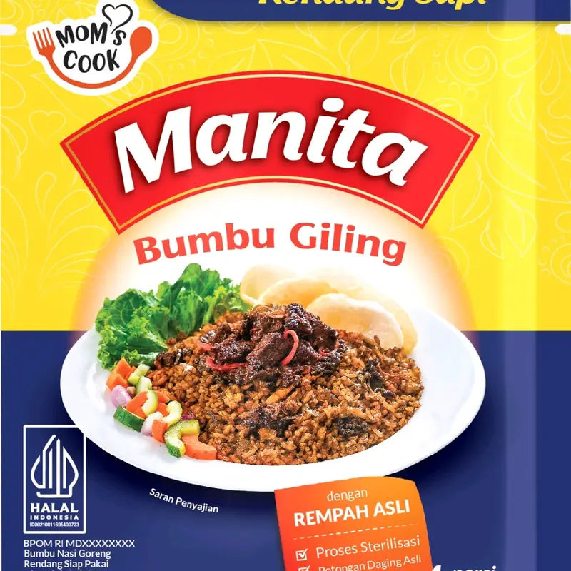 MANITA BUMBU NASI GORENG DAN BUMBU MASAK Instan masakan rumahan 6