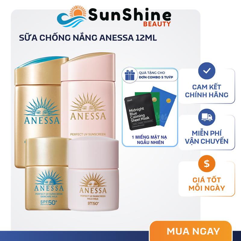 Sữa Chống Nắng Anessa Perfect UV Sunscreen Skincare Milk NA