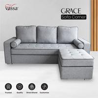 Gambar Sofa Corner Grace Sofa L Sofa Sudut Minimalis By Vassa dari Vassa Sofa & Home Kab. Bogor 1 Tokopedia