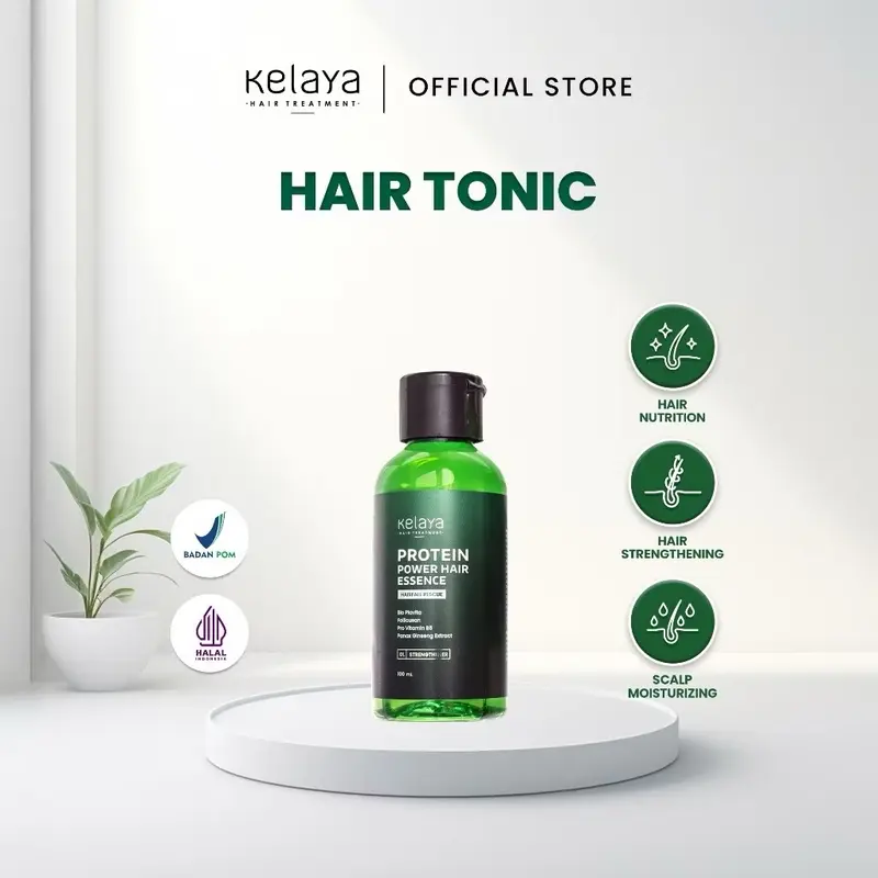 Kelaya Hair Tonic 100ml Protein Power Hair Essence Hair Tonic Rambut Rontok Vitamin Rambut Rontok 0
