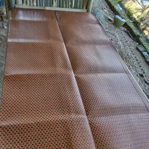 Tikar Bambu Lipat 180x200 160x200 120x200cm Anti Tungau Kerut & Air Ramah Lingkungan X3A1/B/C
