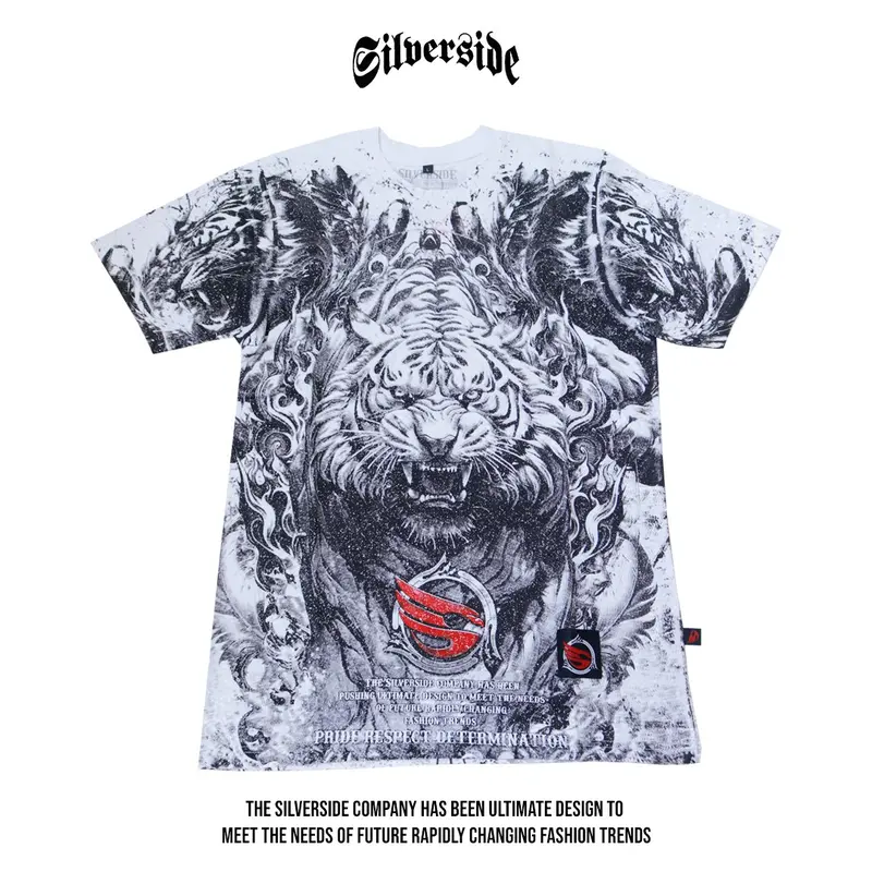 SILVERSIDE  ROLF  T-shirt / Kaos Distro Cowok/ Distro Cowok Combed Pria Fit Katun Keren Motif High Baju Nyaman 0
