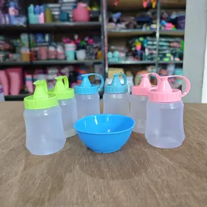 DAPAT MANGKUK !! 6 pcs Botol Kecap 300ml / Botol Saos / Botol Mayonaise | hadiah mangkuk BY FAEYZA MALL