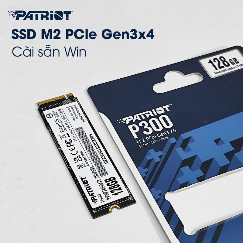 Ổ cứng SSD M2 NVMe Cài sẵn Win ssd M2 PCIe 2280 Patriot 128Gb 256Gb Chính hãng,BH 3 năm