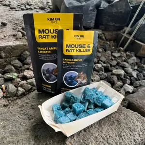 umpan tikus ampuh ,produk dari mouse & rat killer , untuk mengatasi hama tikus di rumah di kantor dan di gudang