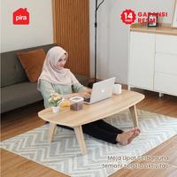 Gambar PIRA -  NABE CT120 Meja Tamu / Meja Makan Lipat Lesehan / Meja Belajar Lipat Lesehan - NABE CT120 PRO OAK dari PIRA Kab. Gresik 4 Tokopedia