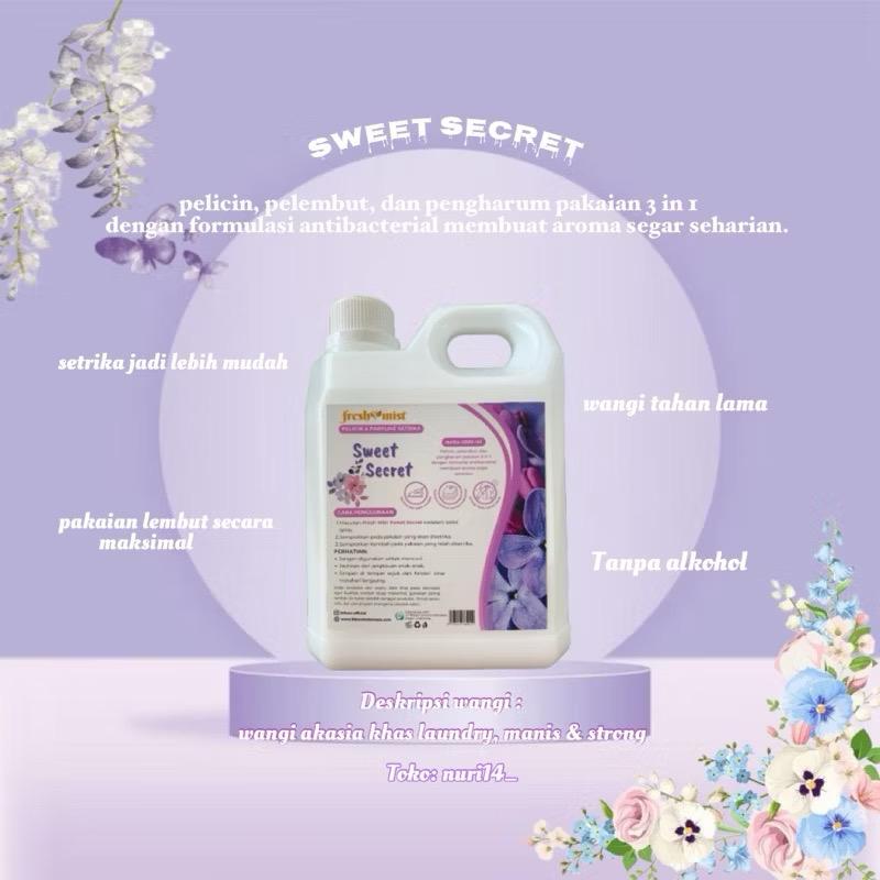 Product Introduction of Parfum Londri Fresh Mist Aroma Sweet Secret 1000ml - Pelicin Pewangi Pakaian Anti Bau Apek Bunga Cairan Spray 2