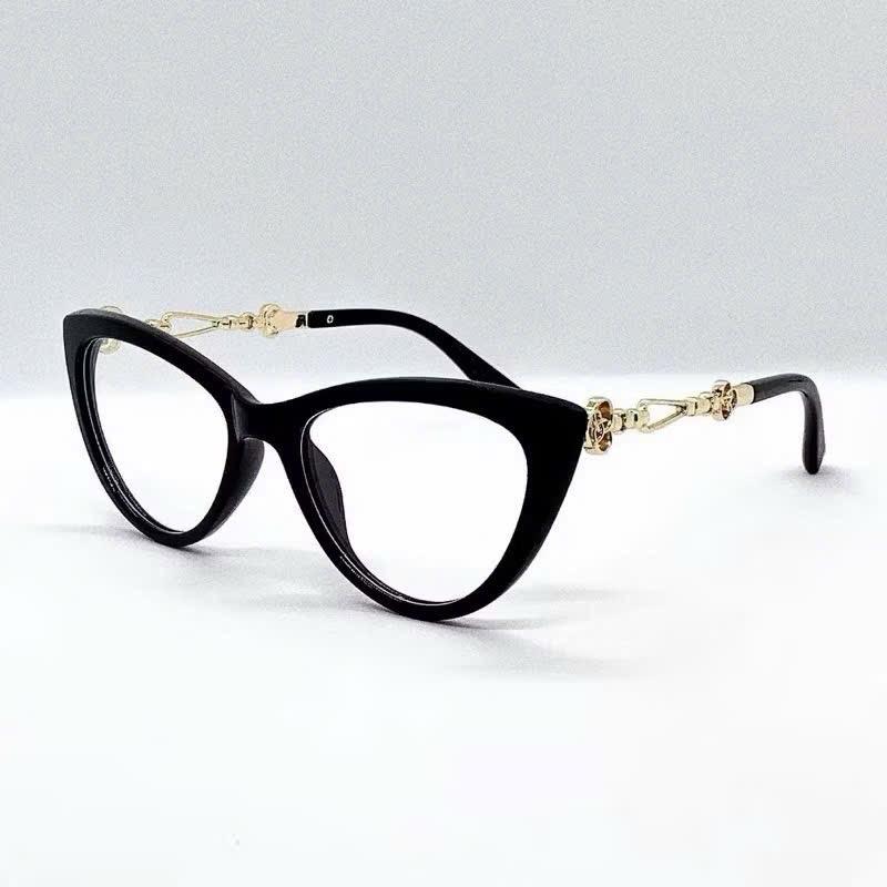Kính Gọng Mắt Mèo Chân Vàng Giả Cận Thời Trang - Ivy 630 Nữ Mắt Kính  Móc Khoá