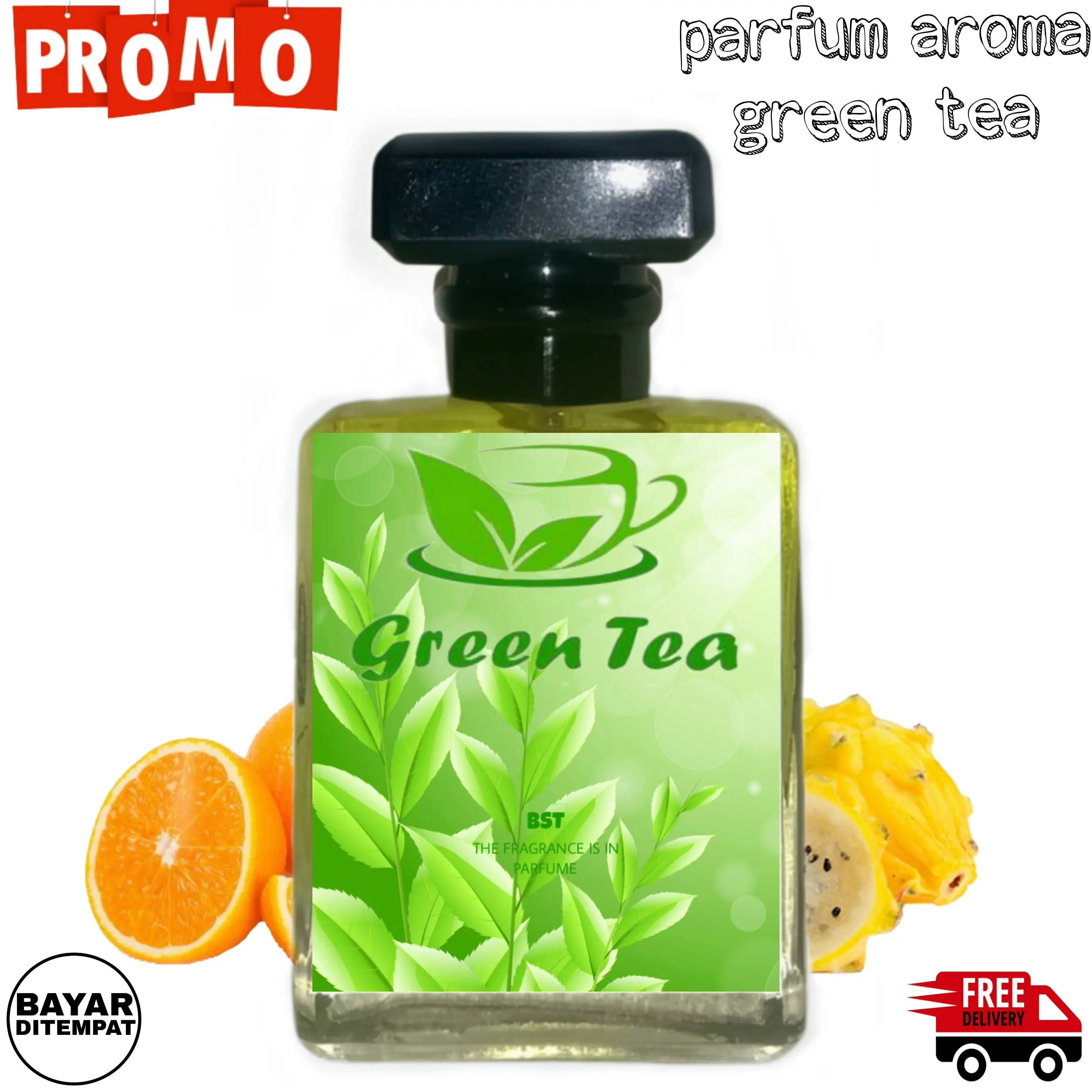 Parfum Green Tea Tahan Lama / Parfum Uniseks Aroma Green Tea | Parfum Aroma Fruity 35ml Free Dobel Bublewrap Perfume Greentea Perempuan Wangi Laki-Laki Bunga