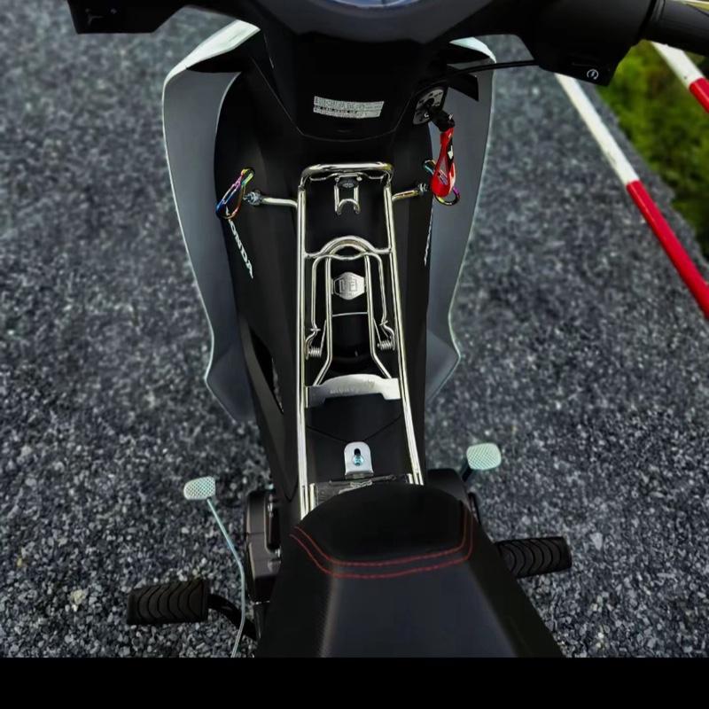 BAGA XUỒNG WAVE 110 ĐỜI 2017-2025 inox 10li đặt biệt Phụ Tùng Phụ Kiện chưa đi kèm ốc salaza nhé