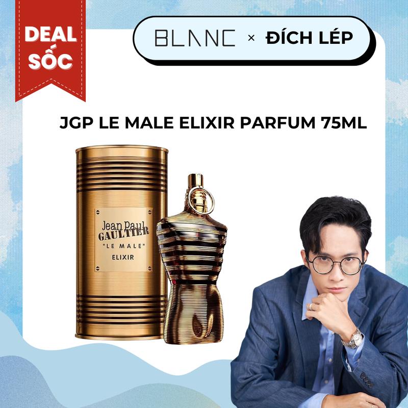 ĐỘC QUYỀN KOC LÉP KID Nước Hoa Jean Paul Gaultier Le Male Elixir Parfum 75ml Perfume Nam Cosmetic Xịt Thơm