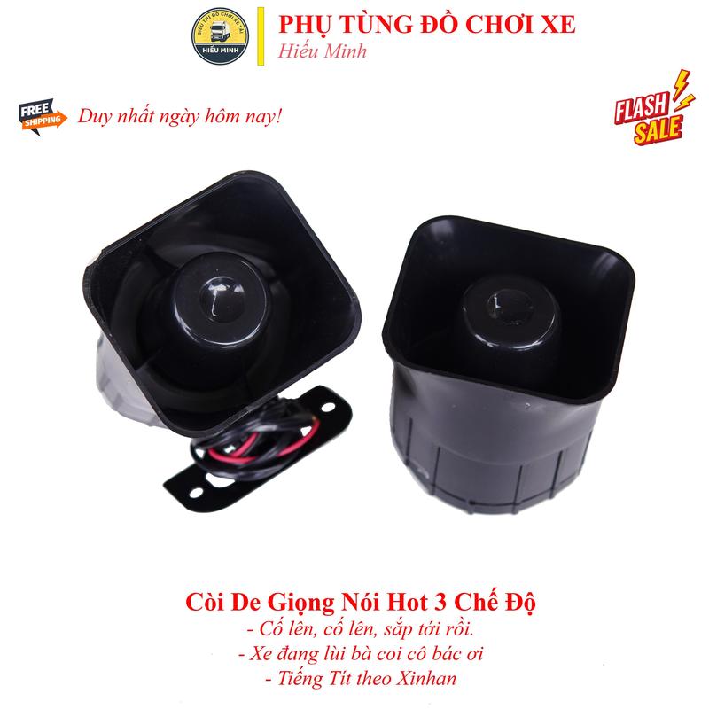 Còi Lùi De Oto Xe Tải Giọng Nói Cố Lên Sắp Tới Rồi, Xe Đang Lùi Bà Con Ơi, Xài Chung Điện 12/24V