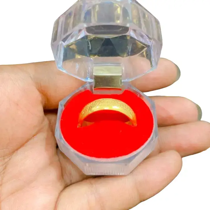 Cincin Motif Pasir Lapis Krista - Model Terbaru