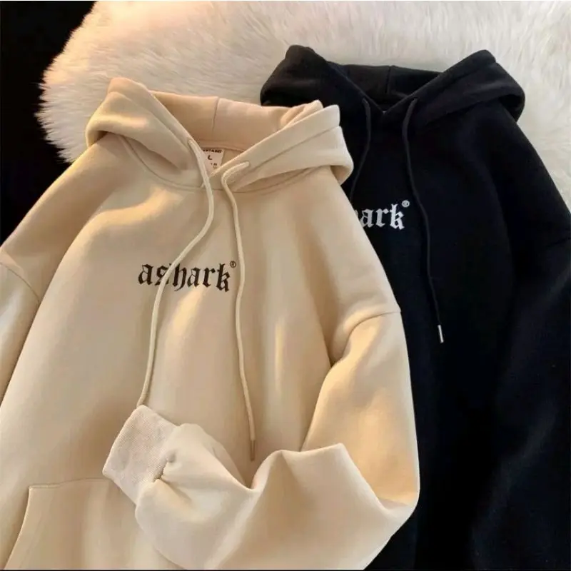 SWEATER HOODIE WANITA OVERSIZE - ASHARK SIZE M.L.XL - SWEATER HOODIE WANITA KOREAN STYLE - SWEATER HOODIE PREMIUM OVERSIZE