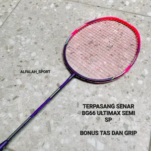 RAKET BADMINTON CARBON 30 LBS - SIAP PAKAI | BONUS TAS DAN GRIP | RAKET BULUTANGKIS DEWASA Sport