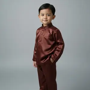 SETELAN BAJU TELUK BELANGA ANAK Kualitas Premium Warna Netral