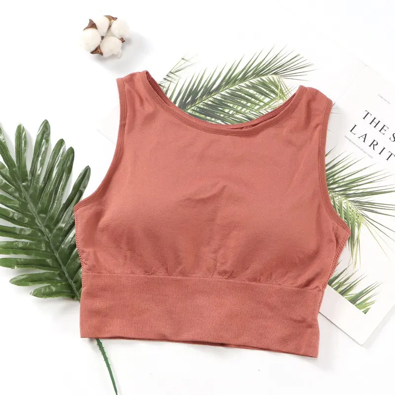 BH Bra Sport Tanktop Olahraga Pakaian Wanita Model Crop Fashion Korean Style Motif Polos - BR458 6