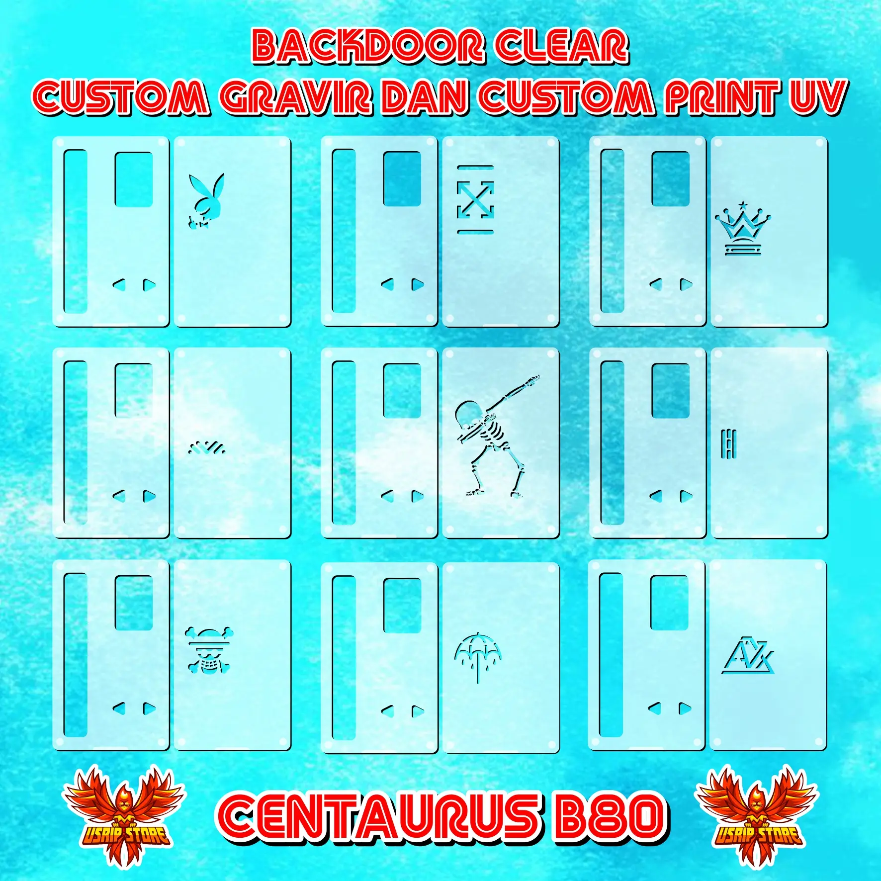PANEL CENTA B80 POLOS ATAU BENING  /  BACKDOOR CENTA B80 POLOS ATAU BENING