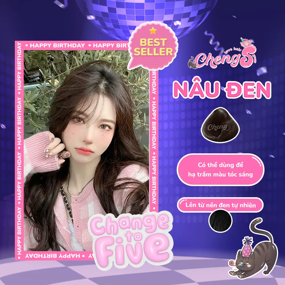 Thuốc Nhuộm Tóc Màu NÂU ĐEN Không Tẩy | Chenglovehair, Chenglovehairs