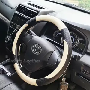 Bungkus Stir Cover Stir Mobil Sarung Setir Mobil Calya Sigra Avanza Dll ANTI SLIP Alas Car Bahan Kulit Premium untuk Kenyamanan dan Keamanan Pengemudi