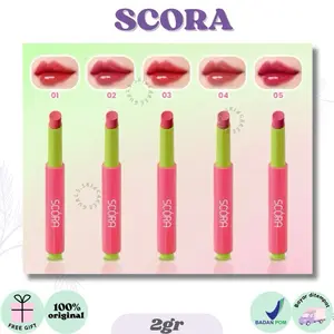 ￼SCORA Bloop Pop Gloss Balm 2 gr | Pelembab Bibir Lip Balm Lip Gloss