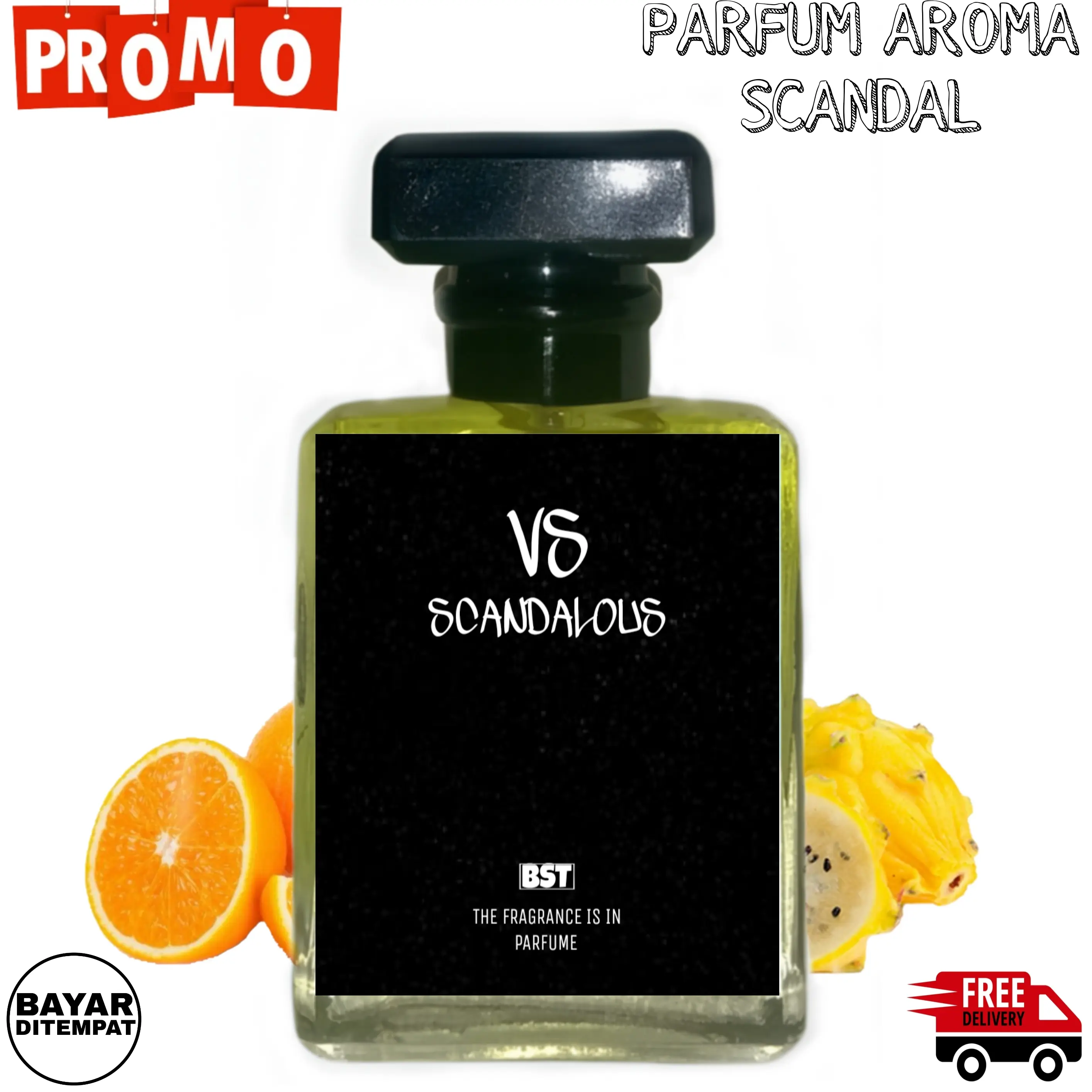 Parfum Vic Sc4ndalus / Parfume Vs Schandalous Tahan Lama / Parfum Refil Uniseks Aroma Woody Fruity Bunga Perfume Wanginya Perempuan Laki-Laki