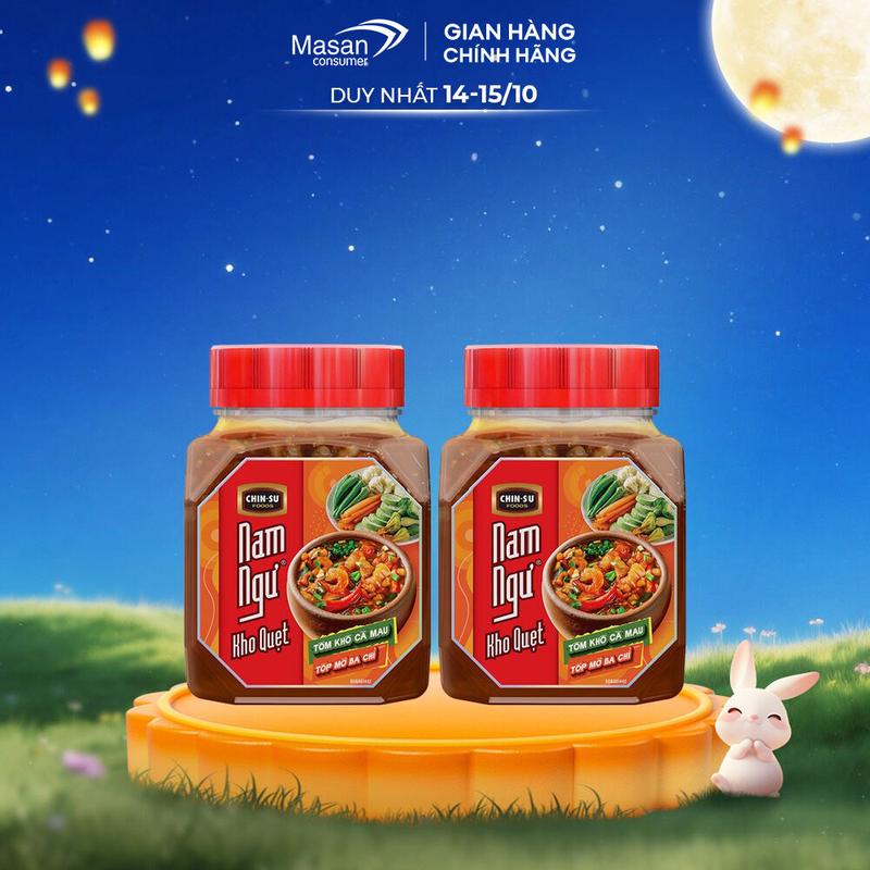 Combo 2-4-8 Kho Quẹt Nam Ngư Tôm Khô Cà Mau Tóp Mỡ Ba Chỉ 200gr x2
