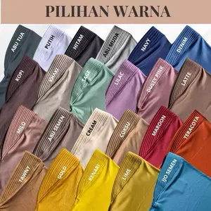 HIJAB BERGO HAMIDAH SIZE M BAHAN KOREAN JERSEY ADEM JATUH ANTI KUSUT Kerudung Instan Cantik Tebal Lembut Muslim Nyaman