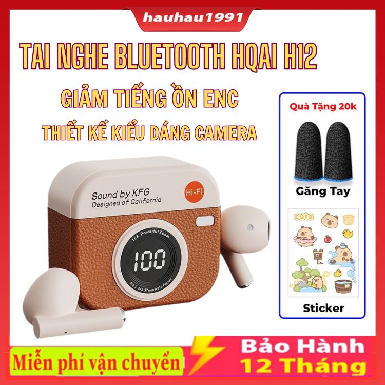 Tai nghe Bluetooth HQAi H12 / X55 / F9 / M10 PRO không dây tích hợp MIC, chống nước , cảm ứng chạm, chống ôn, âm thanh