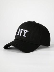 Gorra de Béisbol Bordada de NY, Sombrero para el Sol Casual para Hombres y Mujeres, Gorra Ajustable para Exteriores para Viajes de Primavera y Otoño, Playa y Vacaciones
