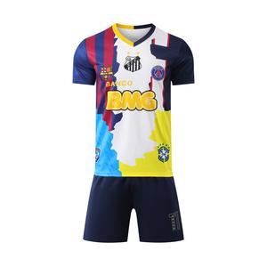 Camiseta de Fútbol Neymar Jr Edición Especial Conmemorativa Set con Pantalón Corto Transpirable para Deporte Montañismo Senderismo y Correr Regalo Ideal