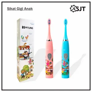 SJT - Sikat Gigi Elektrik Anak Electric Tooth Brush Sikat Gigi Anak / Children Electric Tooth Brush - Baterai WATERPROOF