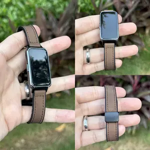 （Tidak termasuk jam）Strap For Huawei Band 8/9/10/11 – Tali Jam Tang Kulit Gaya Olahraga Tahan Air Modis, Aksesoris Pengganti