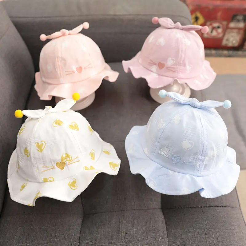 Mũ Ngư Dân Mỏng Cho Trẻ Em, Thiết Kế Hoạt Hình Dễ Thương, Thích Hợp Cho Mùa Xuân Và Mùa Hè, Mũ Che Nắng Mới, Cho Bé Trai Và Bé Gái