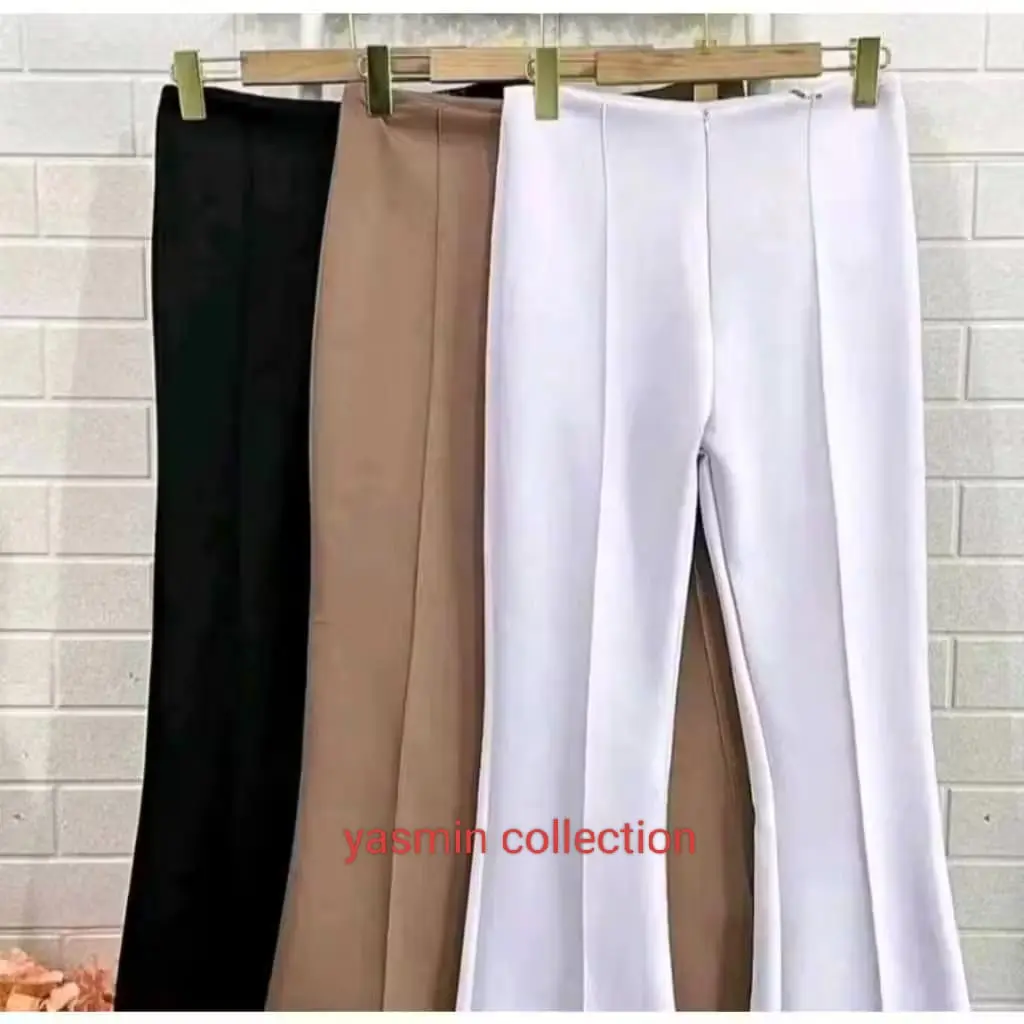 Celana Cutbray SCUBA Wanita Premium Highwaist Celana  Cutbray Wanita Kekinian Kuwalitas Premium