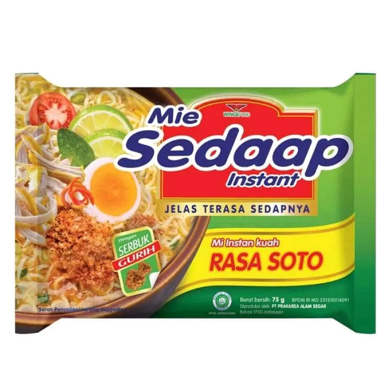 Mie Sedap Instan  ( Goreng, Soto, kare spesial, korea spicy, goreng davina Kuah Pedas Food 5