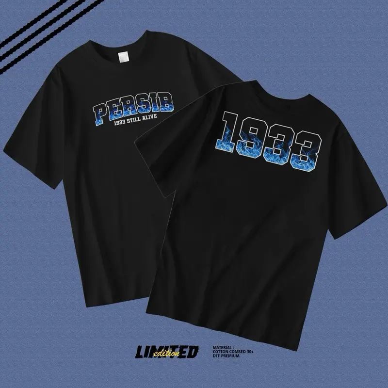 Baju PERSIB 1933 STILL ALIVE COMBED 24 S Pria Distro 0