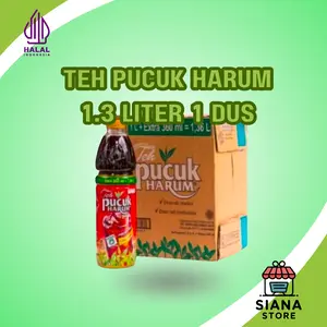 Teh Pucuk Harum 1 Dus (1.3 Liter x 6 Pcs)