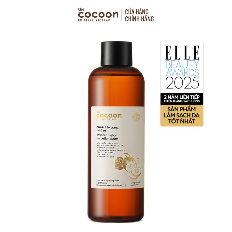 FS Bigsize - Nước tẩy trang bí đao Cocoon tẩy sạch makeup & giảm dầu 500ml