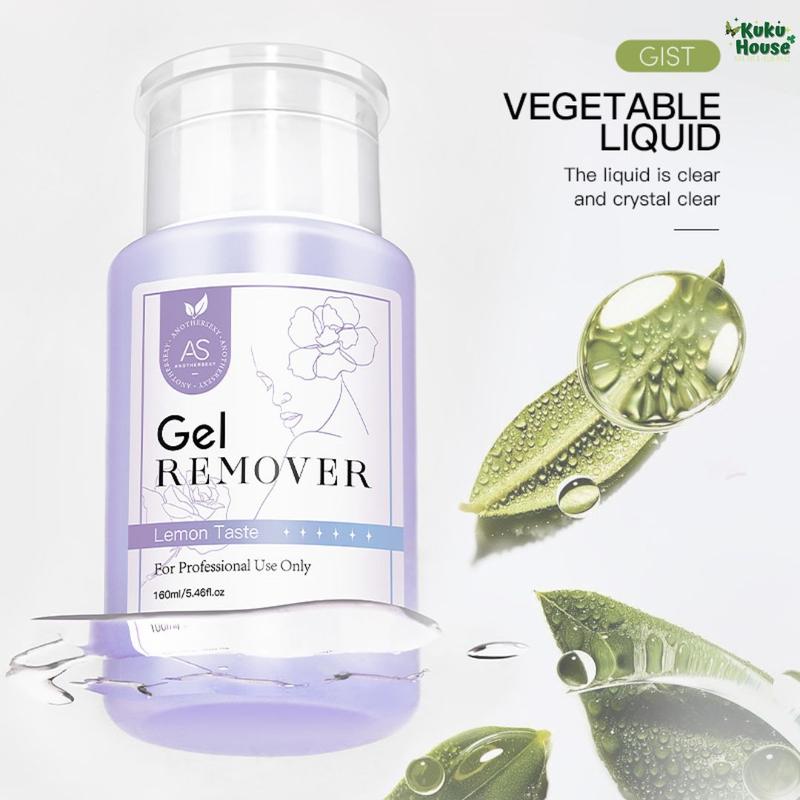 AS New nail art push bottle cleaning water nail polish remover without hurting nails cleaning liquid dedicated 8