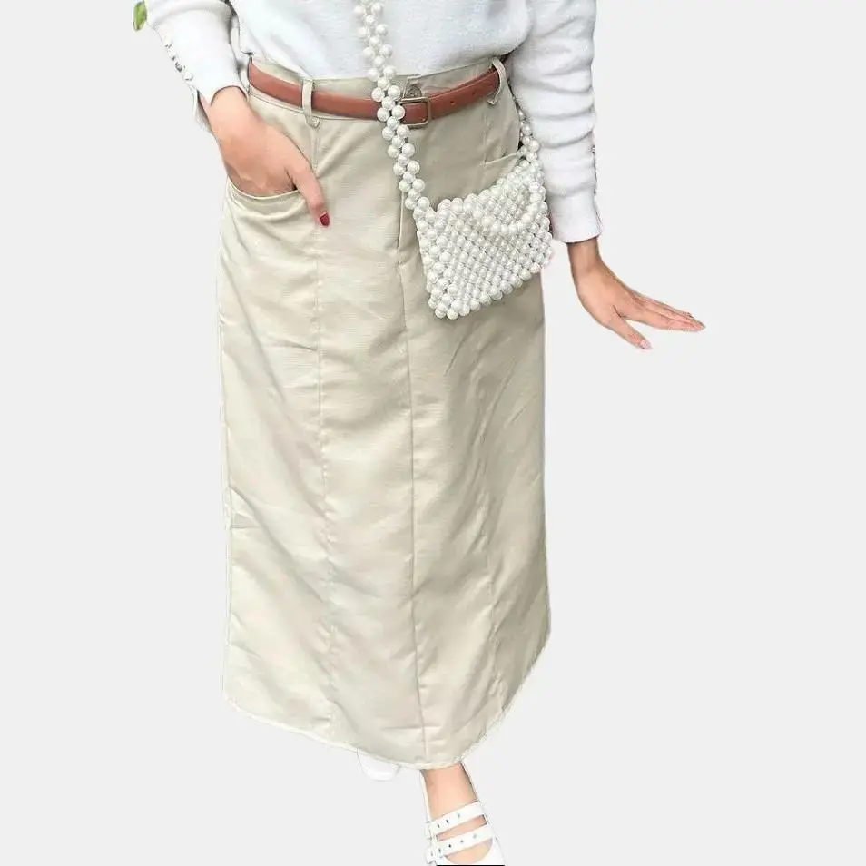 Rok Wanita Span Katun Drill Skirt Madona