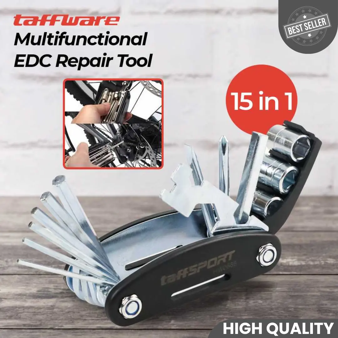 Bike Toolkit Kunci Sepeda Set 16 in 1 Obeng Kunci L Tool Kit Toolset Alat Multifungsi