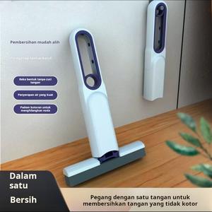 Mop Malas Desktop, Mop Mini Kapas, Pegang Tangan, Bebas Tangan, Penyerapan Span, Sesuai untuk Tandas, Bahan Kapas Gantian Supplies