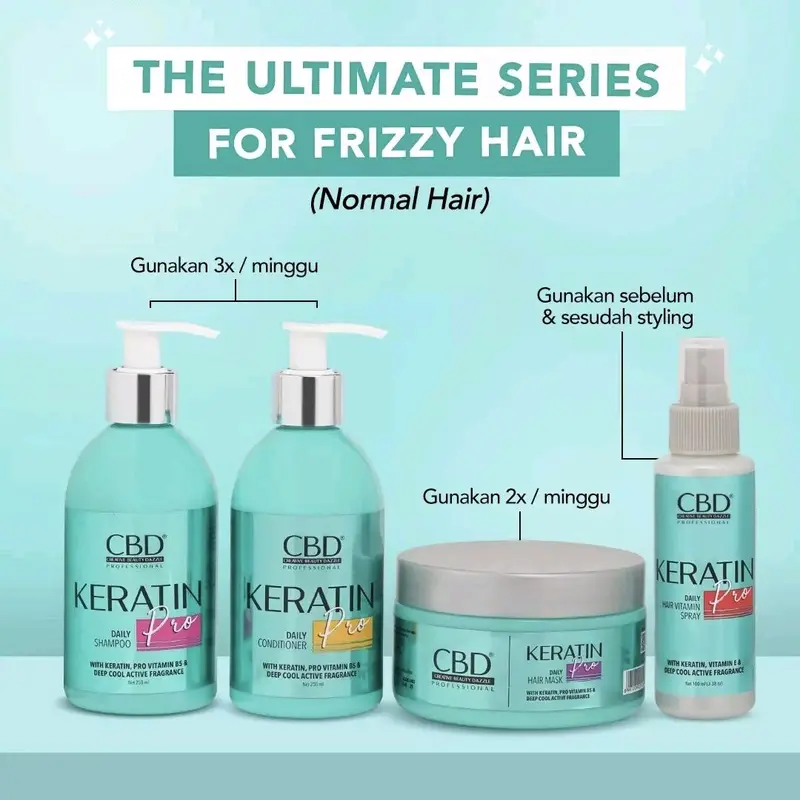 CBD PROFESSIONAL HAIR TREATMENT ORIGINAL (RAWATAN RAMBUT) - TikTok Shop ...
