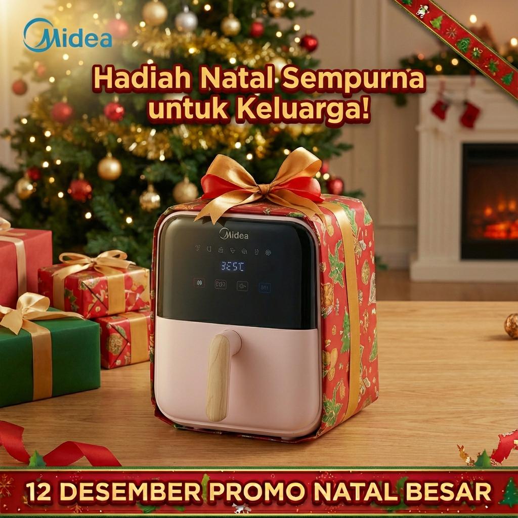 【Promo Ramadan】Midea Air Fryer 650W Hemat Energi Kapasitas Besar 4L Menggoreng Sehat Tanpa Minyak Kontrol Layar LED Timer Aman GARANSI 1 TAHUN 【Promo Ramadan】Midea Air Fryer 650W Hemat Energi Kapasitas Besar 4L Menggoreng Sehat Tanpa Minyak Kontrol Layar LED Timer Aman GARANSI 1 TAHUN